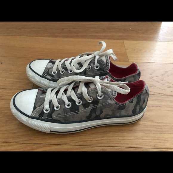grey camo converse